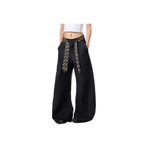 MUCCHIC Черные Женские Брюки для костюма