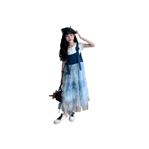 TONYBEAR Синий Не включено T Рубашка KIDS Платья