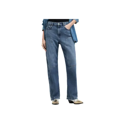 ALLSAINTS Синие Женские Джинсы