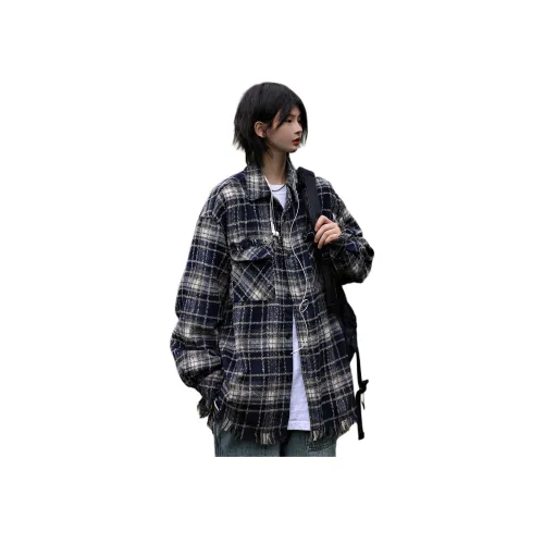 Pirkadat Темно-синие унисекс рубашки