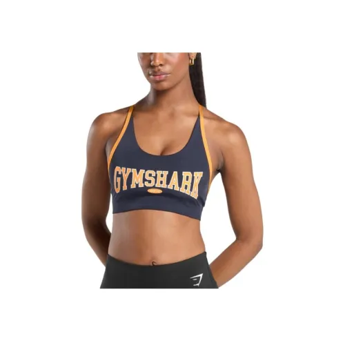 GYMSHARK Темно-синий/Фитнес Апельсин Женское Спортивное Белье