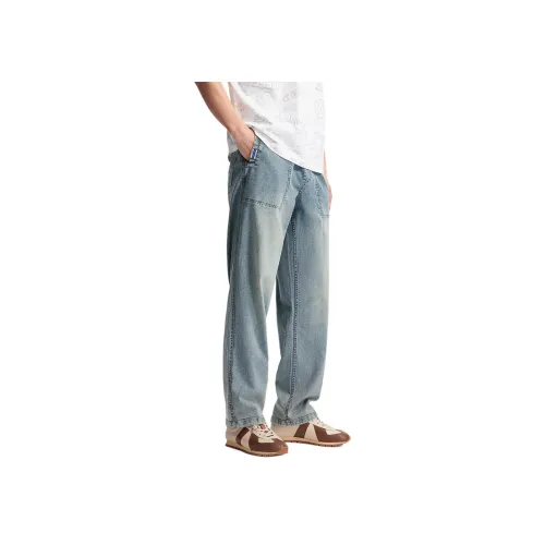 JACK JONES E40 Light Denim Blue Men's Jeans JACK JONES E40 Светлый Деним Синий Мужские Джинсы