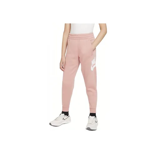 Детские Nike Вязаные Тренировочные Штаны Детская Одежда Joggers Космический Красный