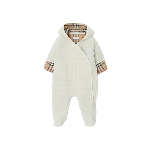 Burberry Комбинезоны и ползунки Белый для младенцев и малышей