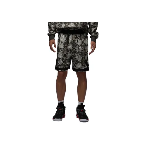 Jordan Sport Холст Белый/Черный Мужские Повседневные Шорты