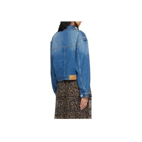 ISABEL MARANT Синие Женские Джинсовые Куртки