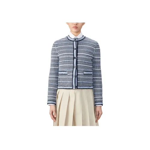 THOM BROWNE Темно-синий Женские Свитеры