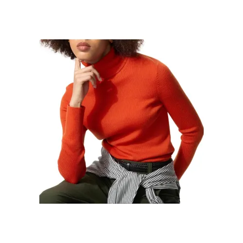 UNIQLO Оранжевый Красный Женский Свитера