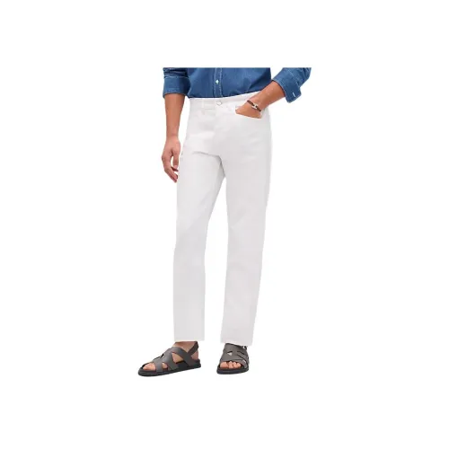 HERMES Белый Мужской Джинсы