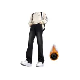 Чёрный Серый [Утолщённый и с флисовой подкладкой, улучшенный]