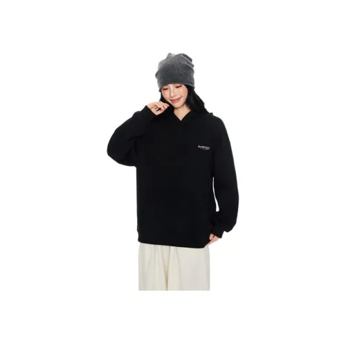 SHUHAOBAI Черный Женский Свитшот