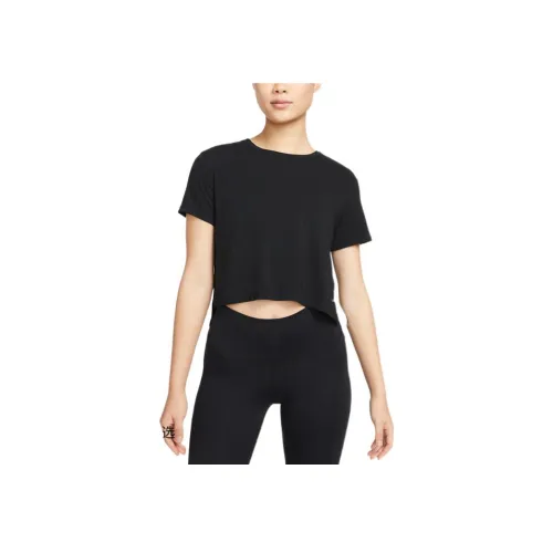 NIKE Черные Женские Короткие Топы