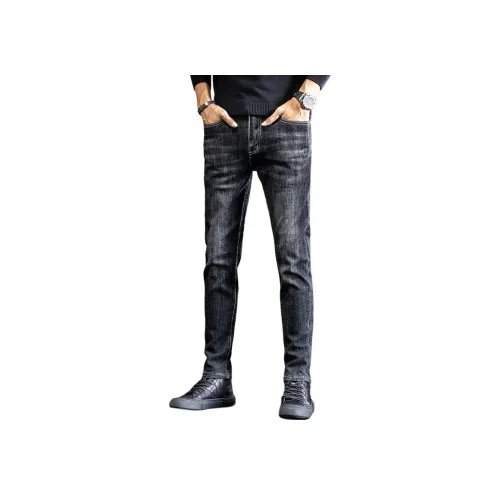 Мед Черный Унисекс Джинсы