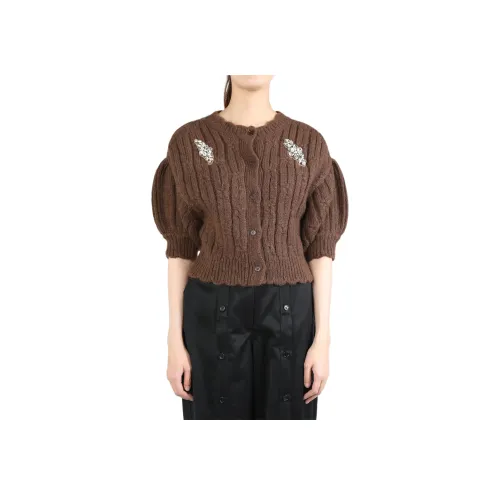SIMONE ROCHA Свитер Женские Шоколад