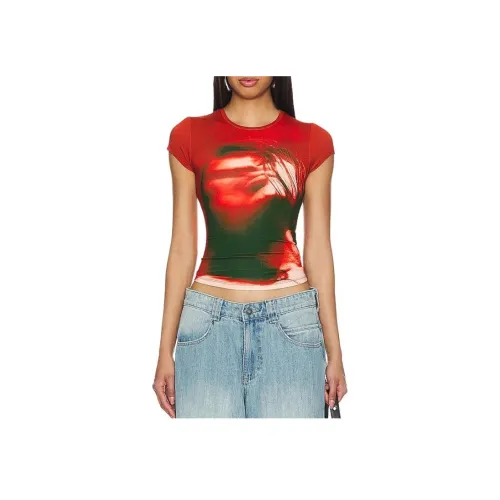 Jaded London Красный Женские T-рубашки