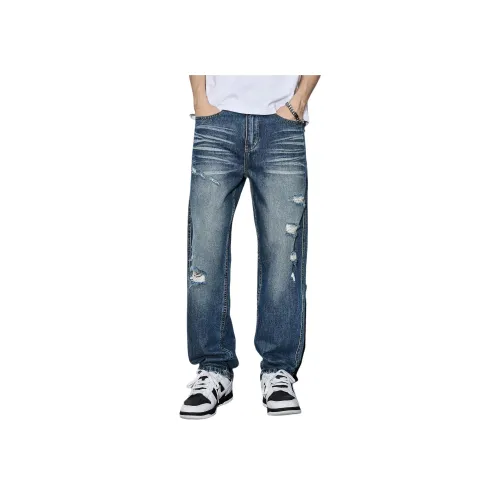 GURBAKS Синий Мужской Джинсы