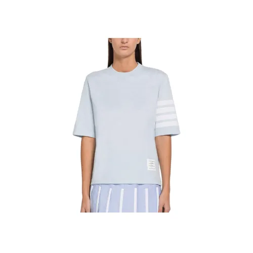 THOM BROWNE Светло-синие Женские Рубашки T