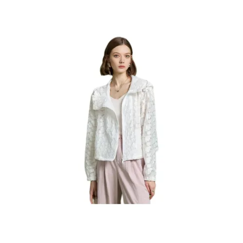 Fog SS24 Куртки Пальто Женские Натуральный Белый