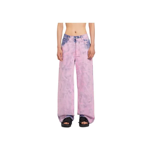 DRIES VAN NOTEN Розовый Мужской Джинсы