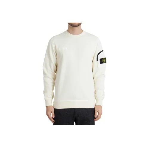 Stone Island Экрю Мужские Толстовки
