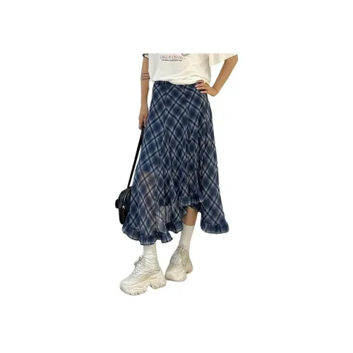 Сотрудничество MOUSSY Повседневная Длинная Юбка Женская