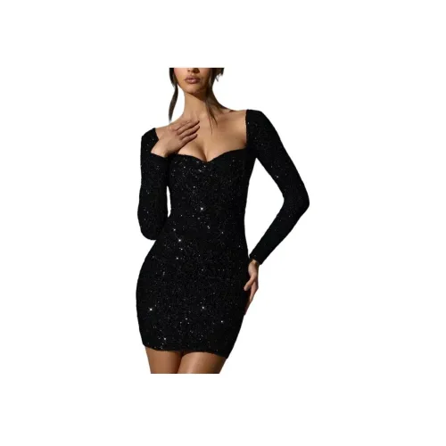 OH POLLY SEPHINA Длинное платье с длинными рукавами женское