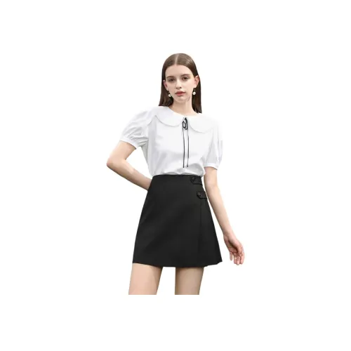 Caroline Белые Женские Футболки