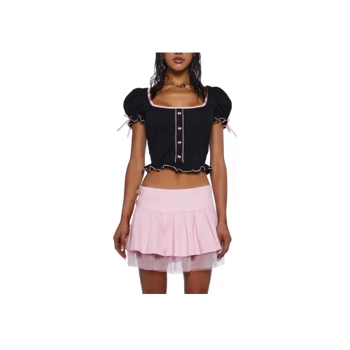 Dolls Kill Sugar Thrillz Darling VISIONS SHORT SLEEVE TOP CROP TOP Женские MULTI Многоцветный