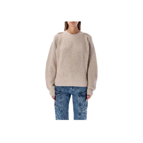 ISABEL MARANT Бежево-желтые Женские кашемировые свитеры