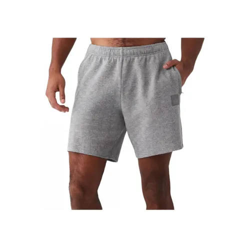 Alo Yoga Спортивные шорты Мужские Светлый Клетка