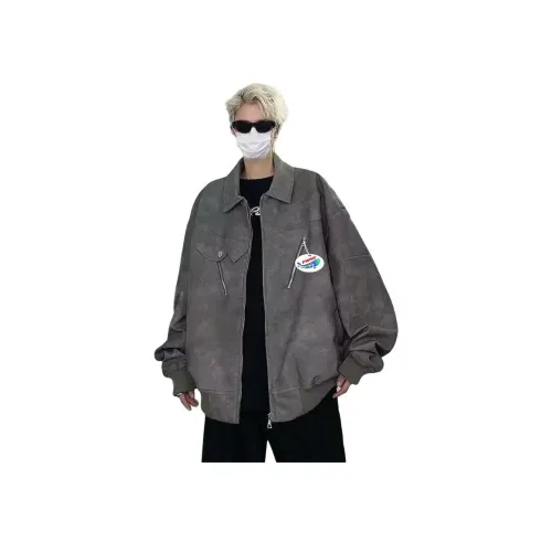 PWUE Темно-серый Унисекс Куртки