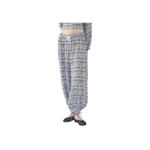 ANTIK BATIK Синий Женские Повседневные Брюки