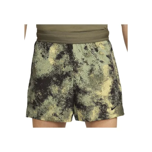 nike Flex REP Dri FIT Повседневные шорты Мужские Масляный зеленый