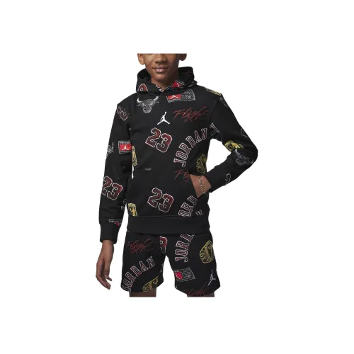 Джордан Черный Kids Свитшоты