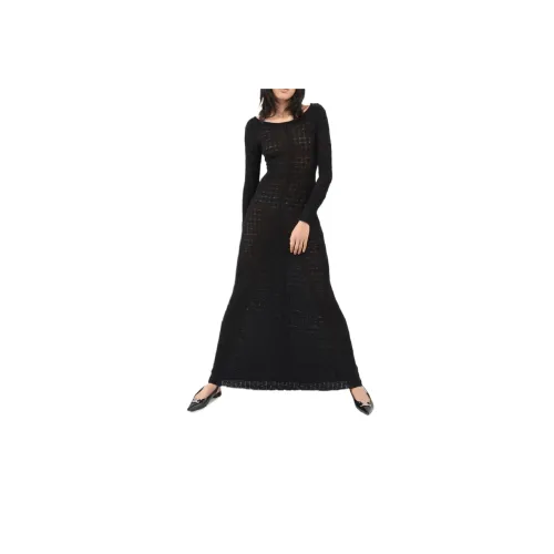 VRG GRL Длинное платье с длинными рукавами женское