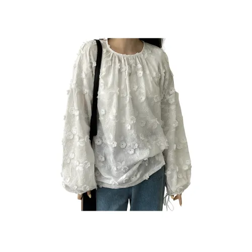 XIAOYERIJI Белые Женские Рубашки