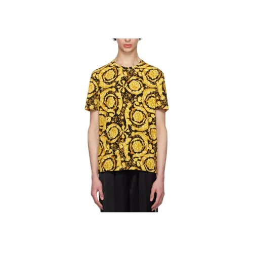 VERSACE Желтые Мужские T-рубашки