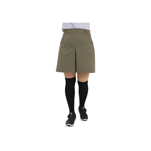 Munsingwear Хаки Женские Повседневные Юбки