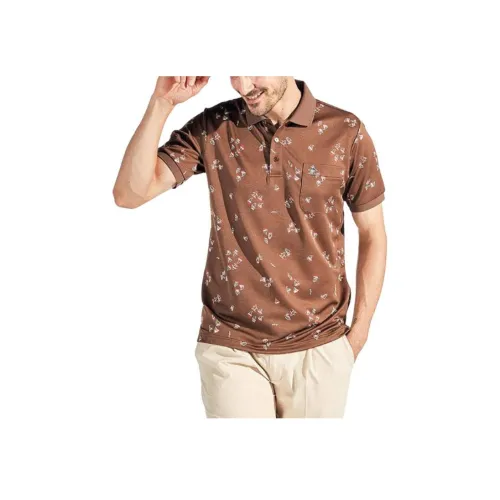 MUNSINGWEAR Коричневая мужская поло рубашка