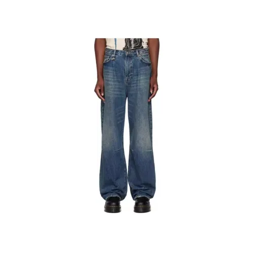 R13 Men's Blue Jeans R13 Мужские синие джинсы