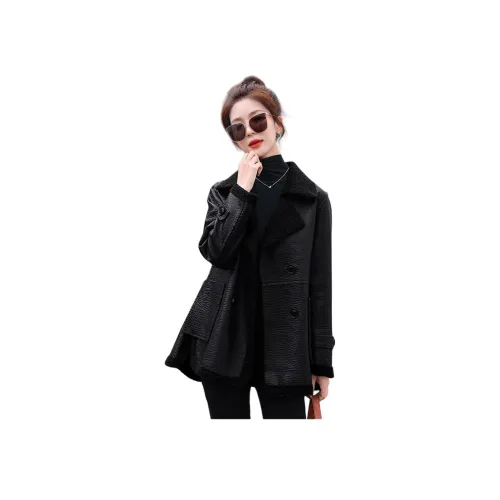 Fele.d Черный Женский Тренч