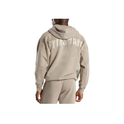 GYMSHARK Цементный Коричневый Мужские Толстовки