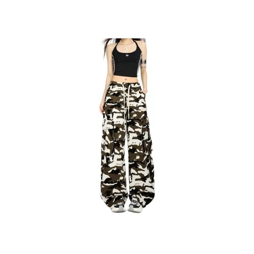 ZHUFEI Камуфляж Женские Джинсы