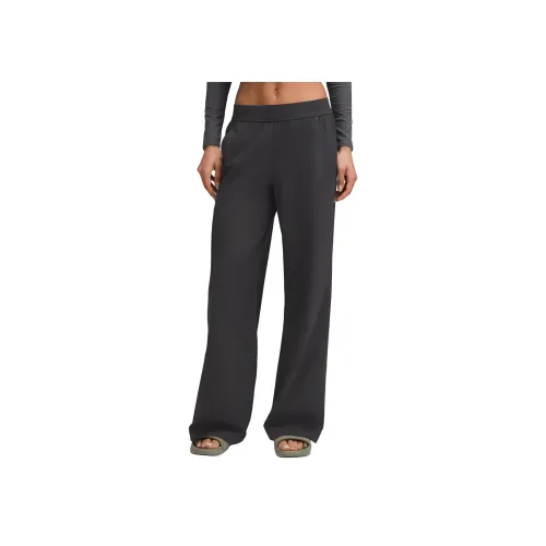 lululemon MID Step Шов Широкие Брюки Брюки Повседневные Брюки Женские