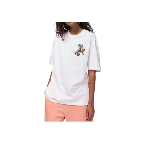 Джордан OVERSIZED Рукав с оборванным плечом T-рубашка Женская