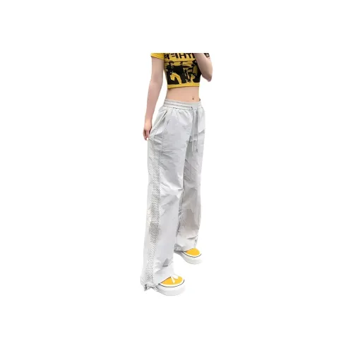 DANJUE Повседневные брюки Унисекс Кокосовый серый