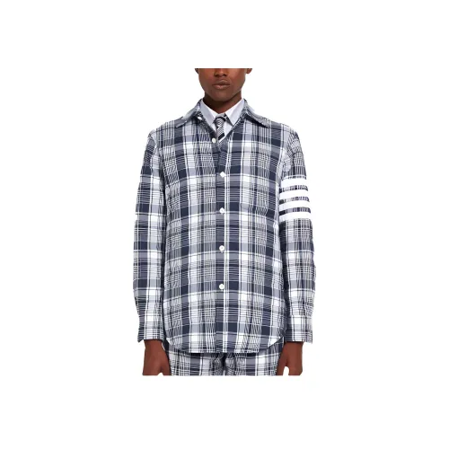 THOM BROWNE Серый Мужской Пуховик