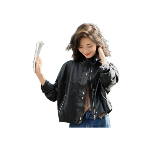 Pure Shimane кожаная куртка для женщин