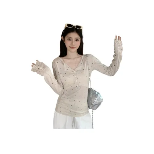 Garbege Абрикос T Рубашка Женские T Рубашки