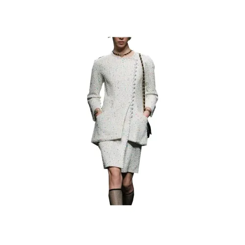 CHANEL 23 Spring Summer Куртка Женская Белая